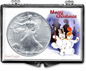 Gallery 2x3 Holder for American Silver Eagle - Snowman