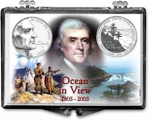 Gallery 2x3 Holder for 2 Ocean In View Nickels