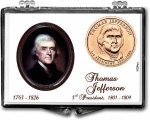 Gallery 2x3 Presidential Dollar Holder Thomas Jefferson