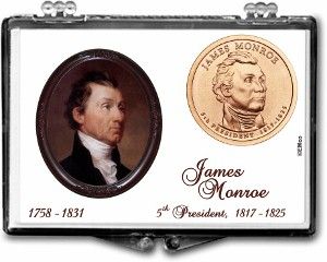 Gallery 2x3 Presidential Dollar Holder James Monroe