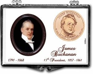 Gallery 2x3 Presidential Dollar Holder James Buchanan