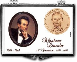 Gallery 2x3 Presidential Dollar Holder Abraham Lincoln