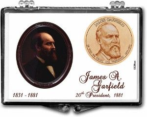 Gallery 2x3 Presidential Dollar Holder James A. Garfield