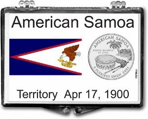 2x3 Snaplock Case State Quarter Holder - American Samoa