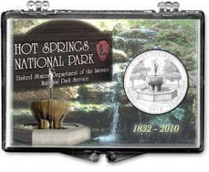 2x3 Snaplock Case National Park Quarter Holder - Hot Springs National Park 