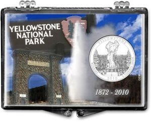2x3 Snaplock Case National Park Quarter Holder - Yellowstone National Park
