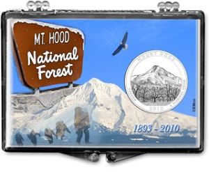 2x3 Snaplock Case National Park Quarter Holder - Mt. Hood National Forest