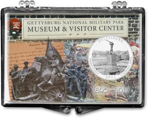 2x3 Snaplock Case National Park Quarter Holder - Gettysburg National Military Park
