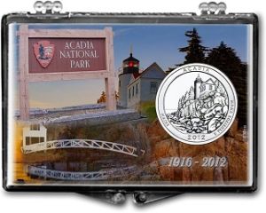 2x3 Snaplock Case National Park Quarter Holder - Acadia National Park