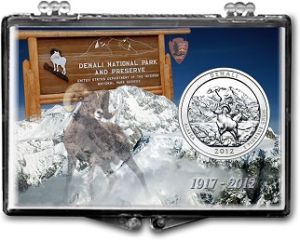 2x3 Snaplock Case National Park Quarter Holder - Denali National Park
