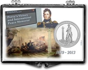 2x3 Snaplock Case National Park Quarter Holder - Perry's Victory and International Peace Memorial