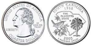 South Carolina State Quarter 2000 Denver Mint