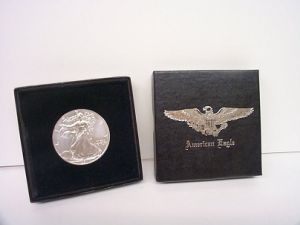 Paper Gift Box for American Silver Eagle Coin