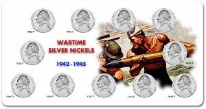 War Time Nickel Card & Sleeve
