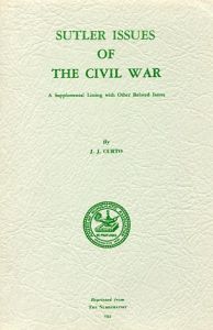Sutler Issues of the Civil War by Cutro