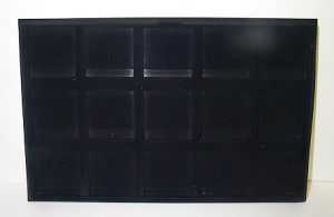 Falcon Coin Display Tray Black T15