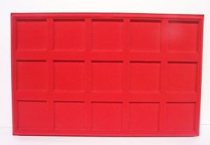 Falcon Coin Display Tray Red T15D