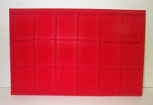 Falcon Coin Display Tray Red T18