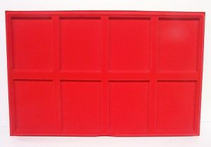 Falcon Coin Display Tray Red T8