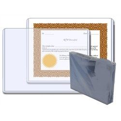 pack of 25 Rigid Topload Stock Certificate Holders