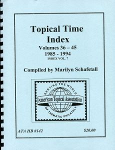 Topical Time Index Vol. 36-45 (Handbook No. 142) Spiral Bound