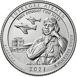 2021 P Tuskegee Airmen National Park Quarter