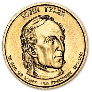 2009 P John Tyler Presidential Dollar