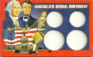 America's 200th Birthday Card & Sleeve