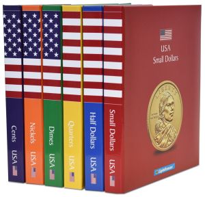 SALE Set of 6 Lighthouse Kaskade USA Coin Albums Cents thru Small Dollars #361721