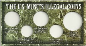 US Mint Illegal Coins Card & Sleeve
