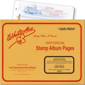 White Ace Supplement US Regular Issue Plate Blocks 2025 "USR-PB56"