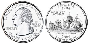 Virginia State Quarter 2000 Denver Mint
