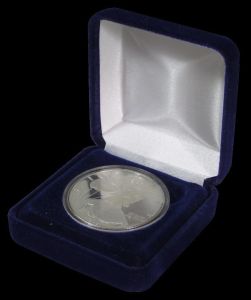 Velvet Gift Box with Coin Capsule for Holders 26mm to 40mm in Diameter #VSB1