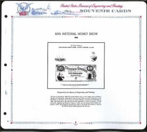 White Ace Supplement Bureau Souvenir Cards 2016 "BC45"