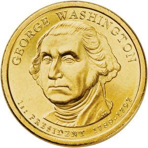 2007 D George Washington Presidential Dollar