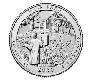 2020 P Weir Farm National Park Quarter