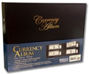 Whitman D-ring Currency Album For Small U.S. Notes