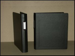 White Ace Binder # 100H with Binder Label