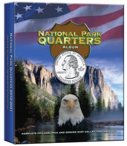 Whitman National Park Quarters Full Color Album P&D Mints
