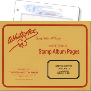 White Ace Quadrille Blank Pages S-101