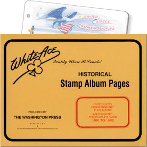 White Ace Commemorative Plate Blocks (1991-1992) Part 14