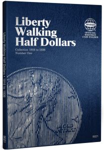 Whitman Coin Folder #9021 Liberty Walking Half Dollars Volume 1 1916-1936