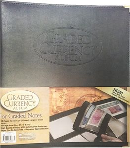 Premium Currency Album for PMG / PCGS Graded Notes 