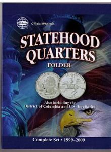 Whitman Coin Folder #8097 Statehood Quarters Including D.C. & Trust Territories