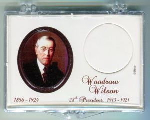 Gallery 2x3 Presidential Dollar Holder Woodrow Wilson