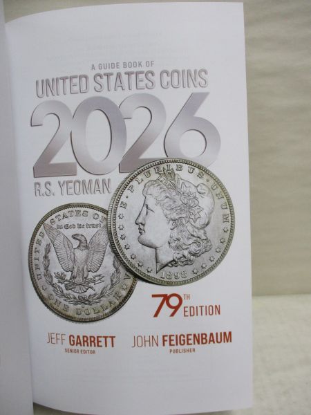 2026 Red Book A Guide Book of United States Coins 79th Edition by