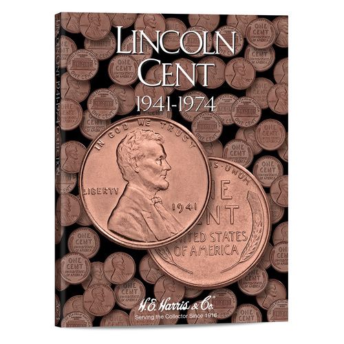 Harris coin folder Lincoln Head Cents 1941-1974 Details about   # 2673 H.E 