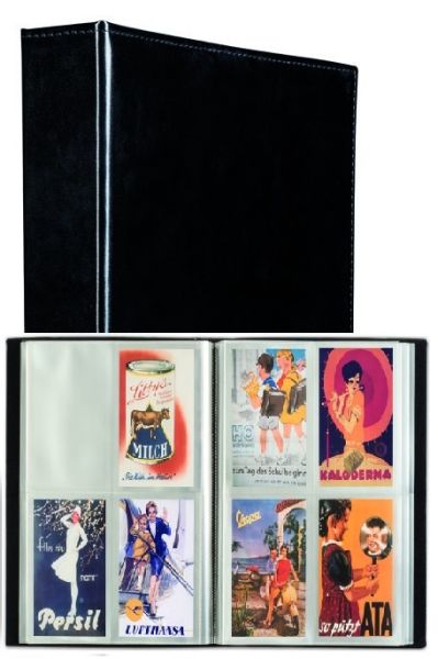 Lighthouse Postcard Album with Black Leatherette Cover - Holds 400 Postcards #345088 Lighthouse Postcard Album with Black Leatherette Cover - Holds 400 Postcards #345088