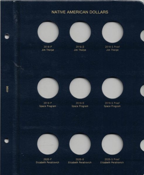 期間限定価格商品 Classic Whitman Native 2018 Page Dated Dollar American コレクター向けコイン・紙幣