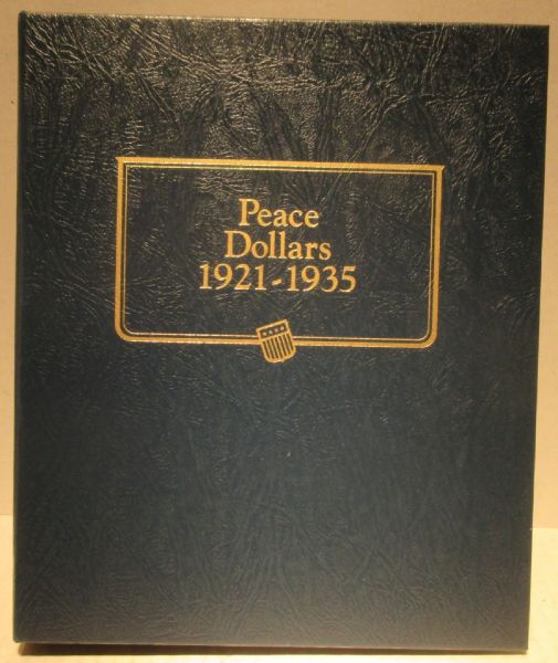 Whitman Classic Coin Album 9130 Peace Dollars 1921-1935 